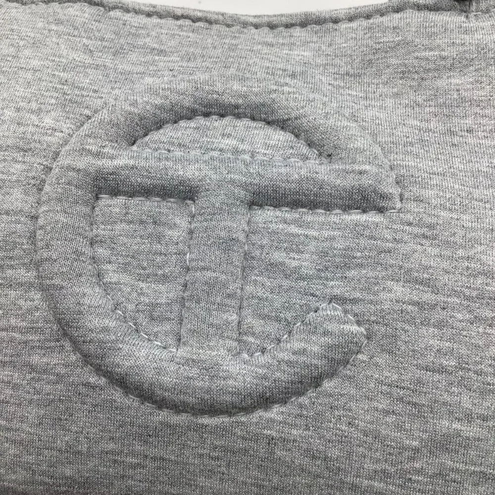 UGG X TELFAR FLEECE SMALL SHOPPING BAG IN HEATHER GREY - Picture 6 of 11